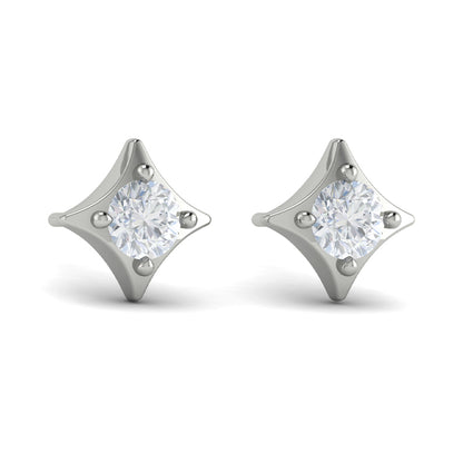Diamond Vlora Star Stud Earrings