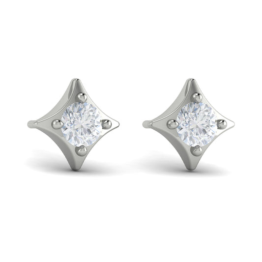 Diamond Vlora Star Stud Earrings