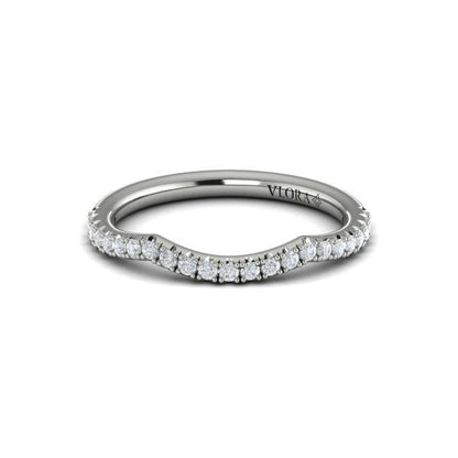 Matching Bands Wedding Band in Platinum by Vlora Bridal