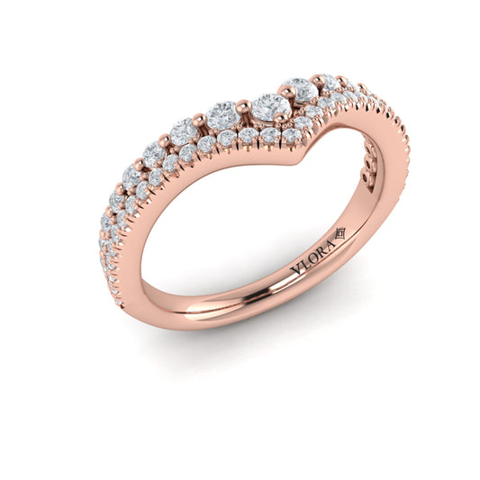 Regal Chevron Contoured Band