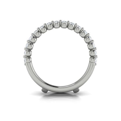 Enhancer Wedding Band in Platinum by Vlora Bridal