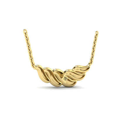 Twist Crescent Necklace