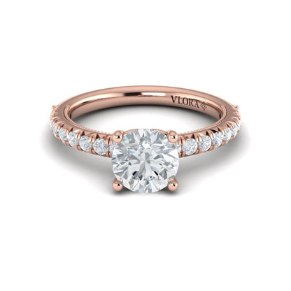 Classic French Pave Engagement Ring