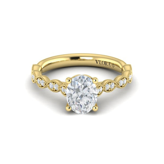Unity Oval Engagement Ring