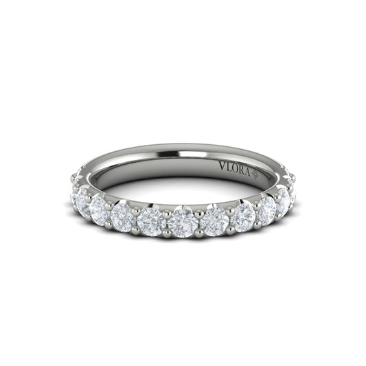 Round Diamond Prong Set Band