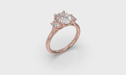 Harmony Three Stone Engagement Ring