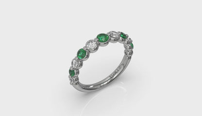 Diamond and Emerald Ring