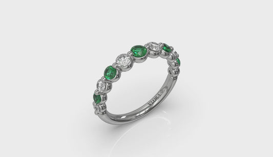 Diamond and Emerald Ring