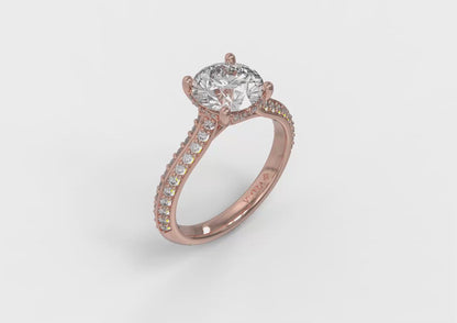 Harmony Hidden Halo Engagement Ring