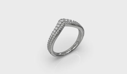 Double Chevron Contoured Band