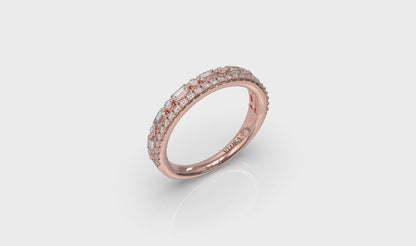 Baguette Dual Stackable Band