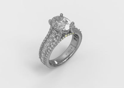 Opulence Oval Engagement Ring