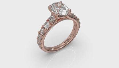 Luxe Classic Oval Engagement Ring