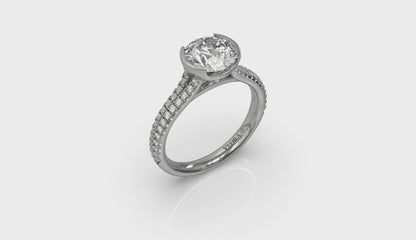 Classic Clutch Engagement Ring