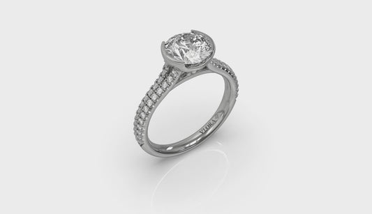 Classic Clutch Engagement Ring