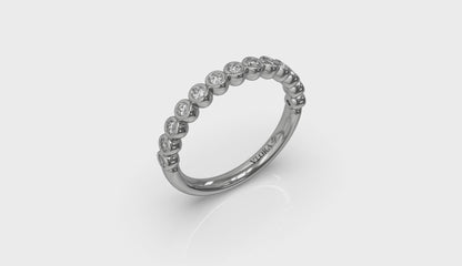 Bezel-Set Stackable Band