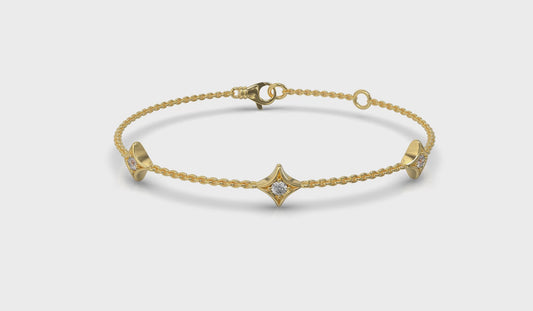 Diamond Multi Vlora Star Bracelet