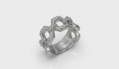 Diamond Link Ring