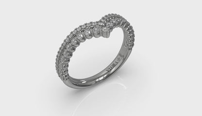 Double Chevron Contoured Band