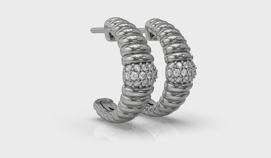 Arched Hoop Earrings