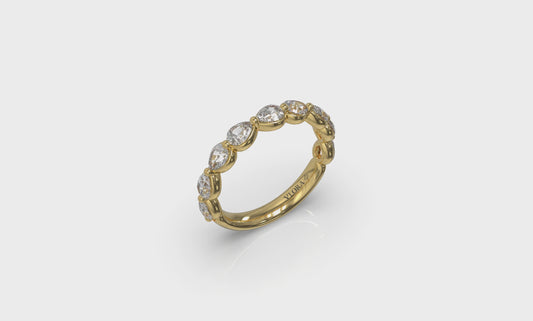 Matching Band for Cascade Oval Engagement Ring