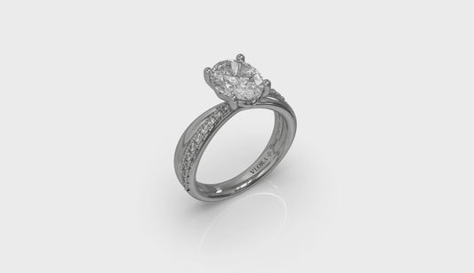 Destiny Oval Engagement Ring
