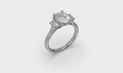 Harmony Three Stone Engagement Ring