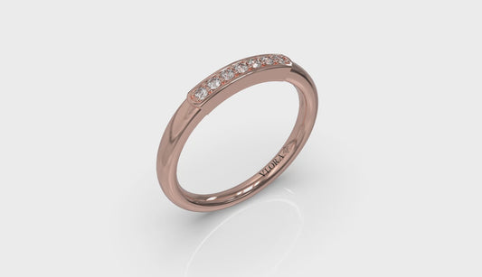 Diamond Line Stackable Band