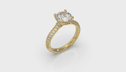 Harmony Hidden Halo Engagement Ring