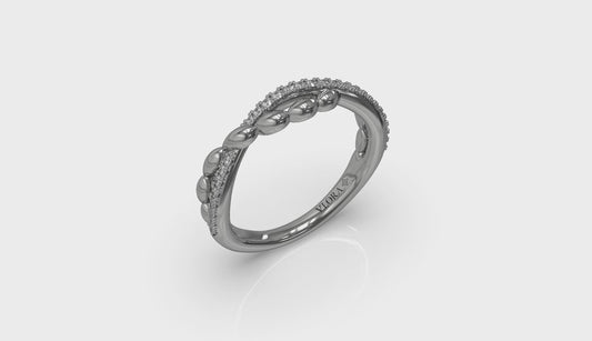 Beaded Twist Stackable Band