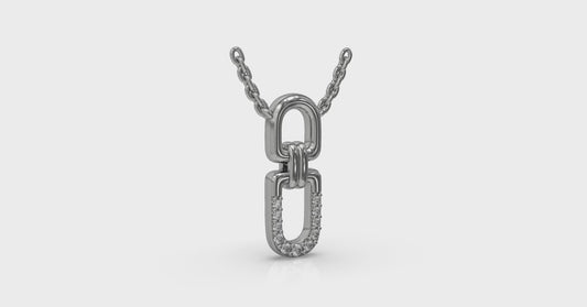 Silhouette Link Necklace