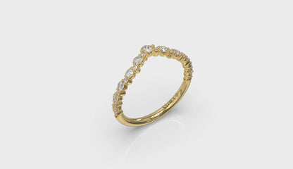 Chevron Contoured Band