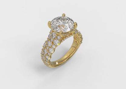 Matching Band for Mosaic Engagement Ring