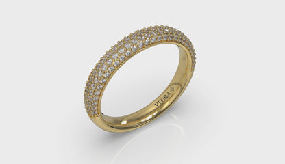 Pave Stackable Band