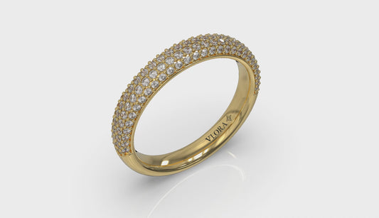 Pave Stackable Band