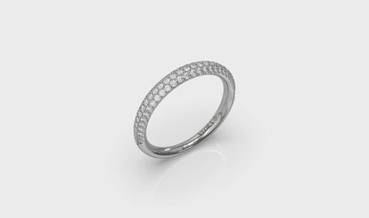 Pave Stackable Band