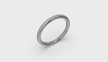 Channel Set Diamond Band