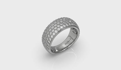 Diamond Multi-Row Statement Ring
