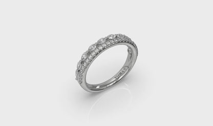 Marquise Dual Stackable Band