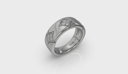 Diamond Cluster Vlora Star Ring