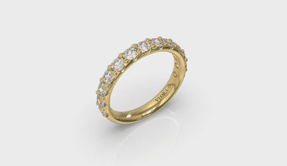 Round Diamond Prong Set Band