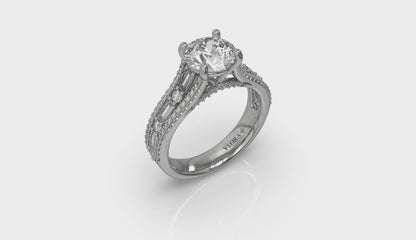 Extravagant Round Engagement Ring