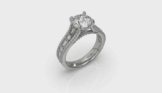 Extravagant Round Engagement Ring