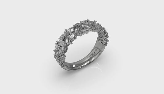 Round, Pear, Marquis and Baguette Diamond Ring