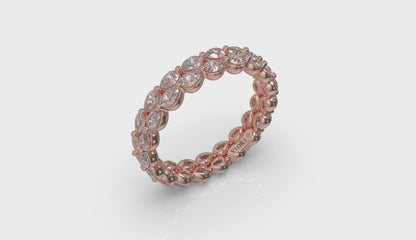 Double Pear Shape Eternity Ring