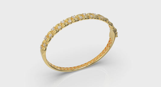 Double Cascade Bangle