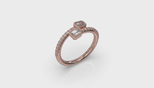 Diamond Baguette Wrap Ring