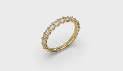 Premier Round Diamond Band