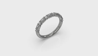 Brilliant Baguette Stackable Band