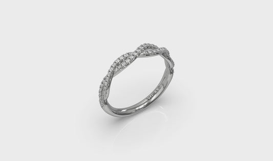 Matching Band for Woven Strands Engagement Ring